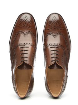 classic oxford full brogue shoes